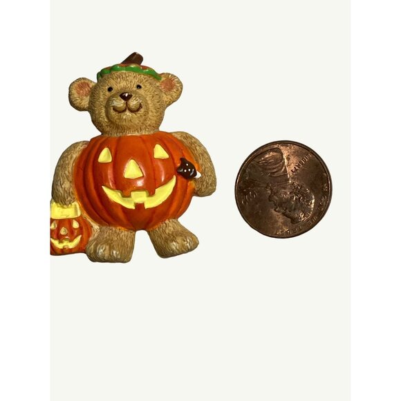 Vintage Halloween Teddy Bear Pin - Picture 4 of 6